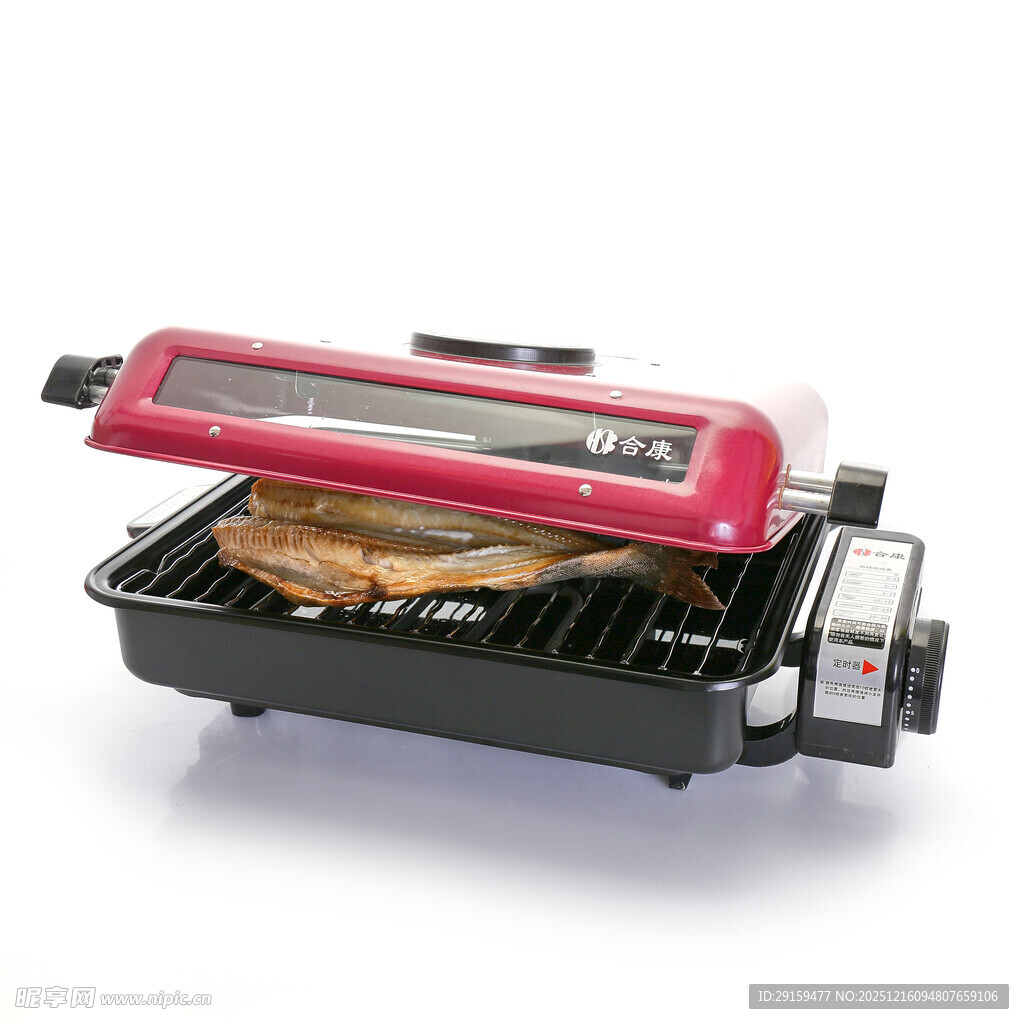 红色便携式电烤架