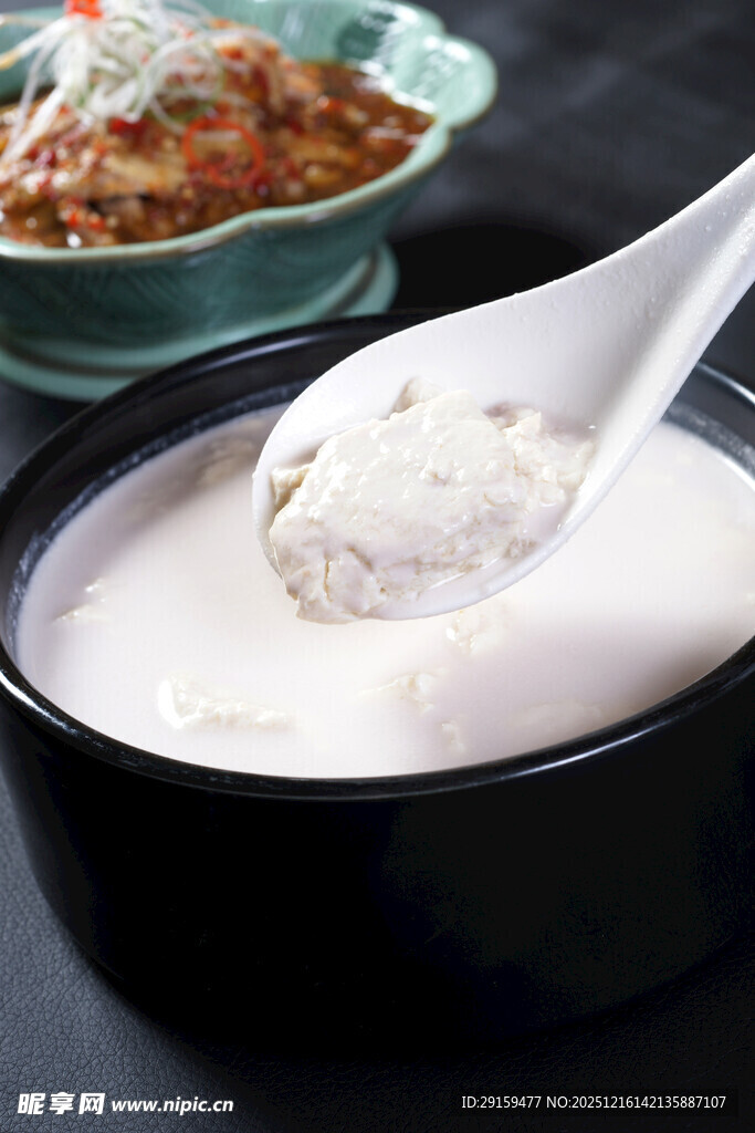 香浓白粥配小菜