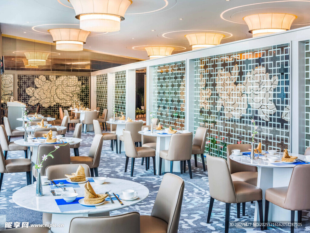 优雅餐厅室内装饰场景