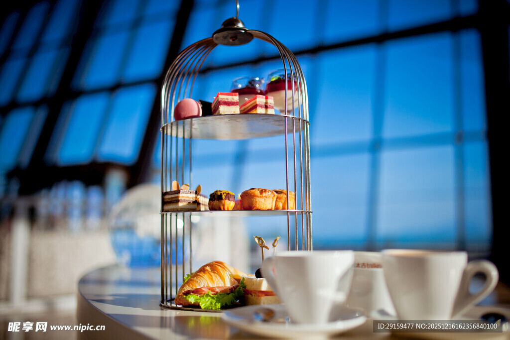 三层架精致下午茶点心