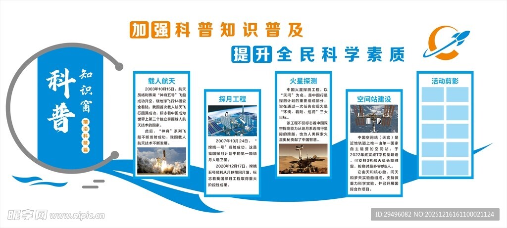 科普知识文化墙