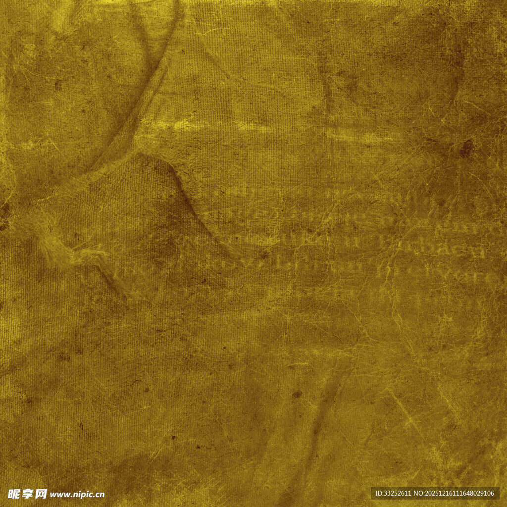 金色褶皱纹理背景图