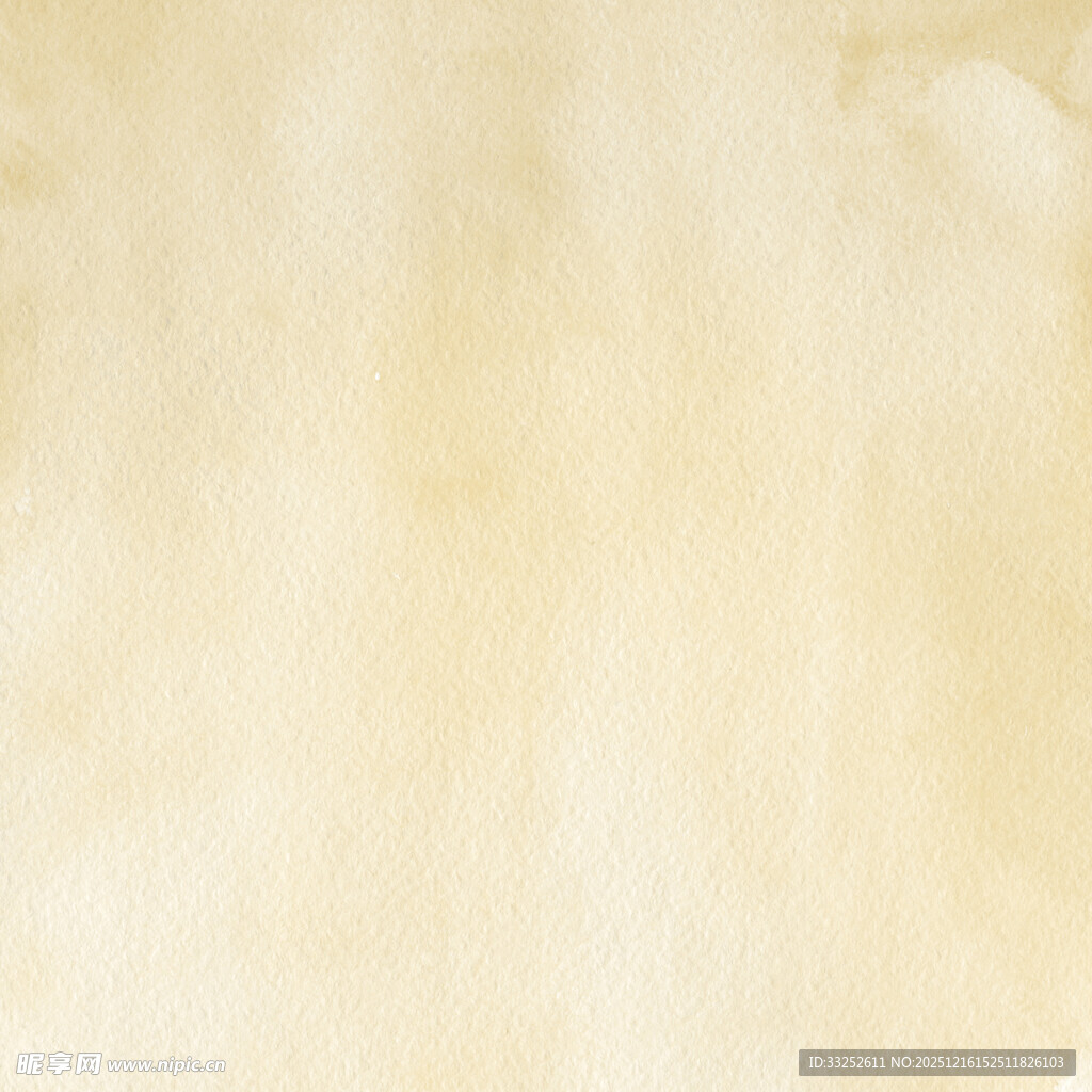 米黄色水彩纹理背景图
