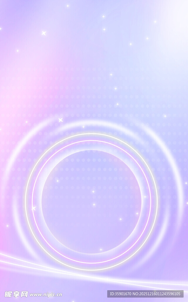 梦幻渐变环形背景图案