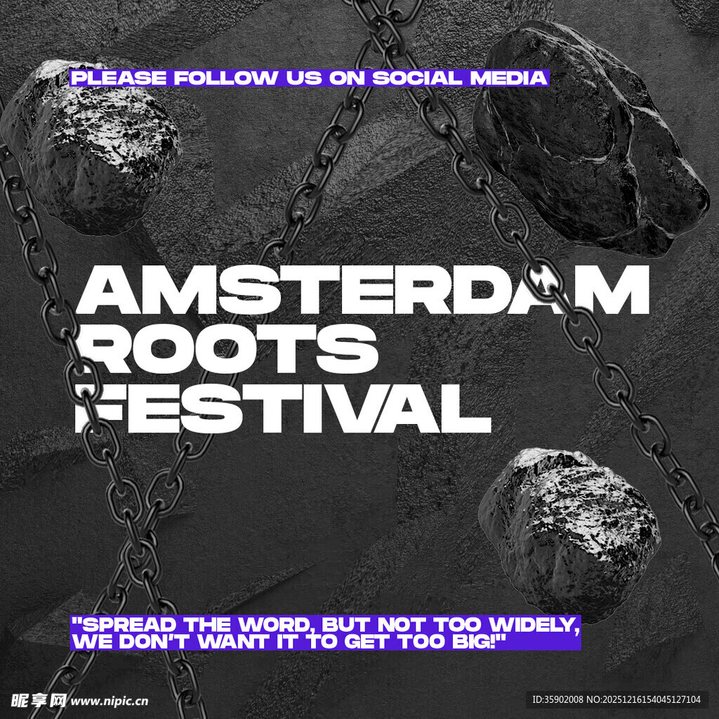 阿姆斯特丹根源节宣传海报