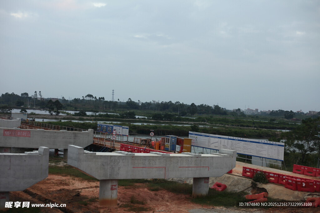 施工现场俯瞰图