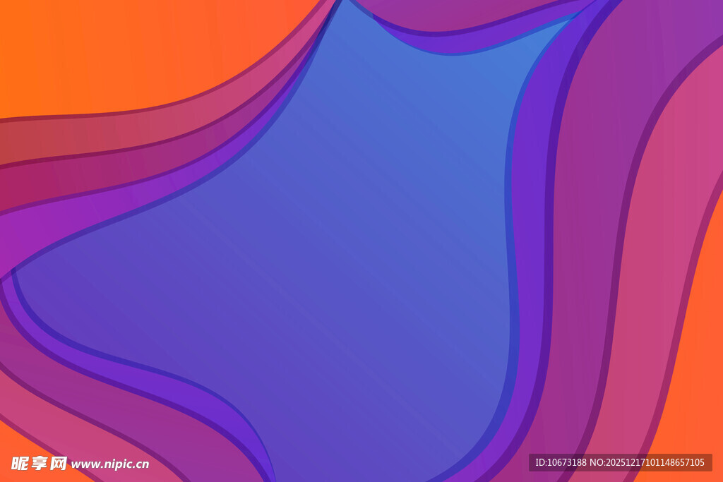 多彩渐变抽象几何图案