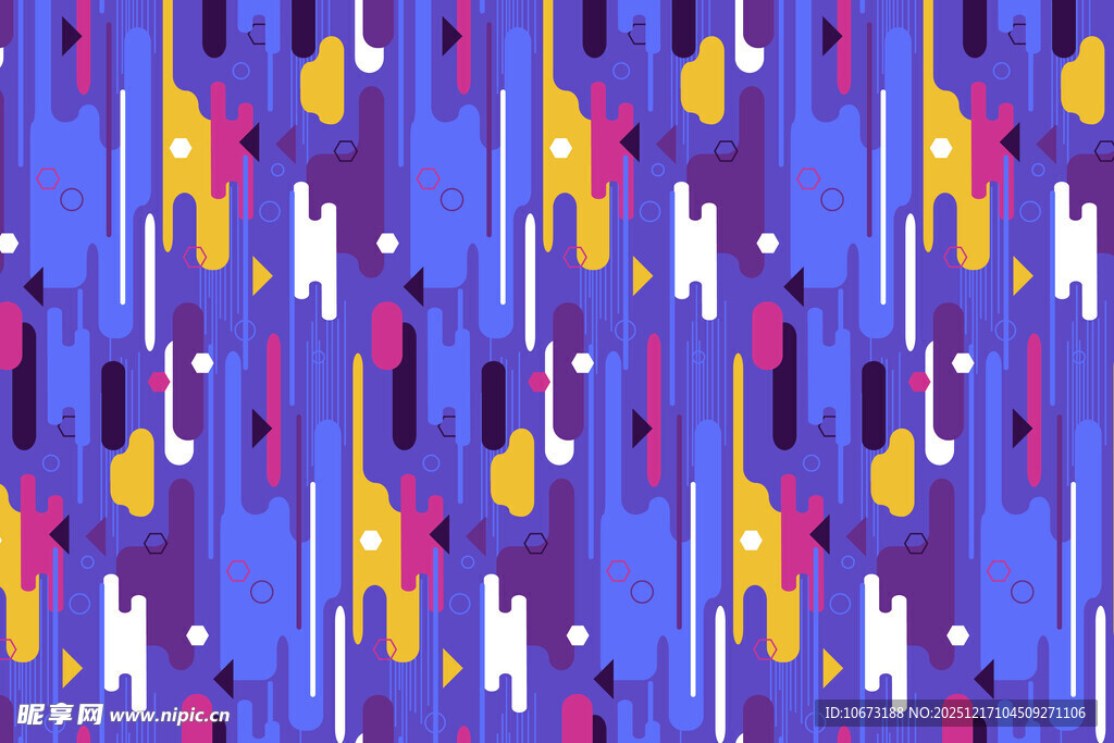 抽象多彩几何图案背景