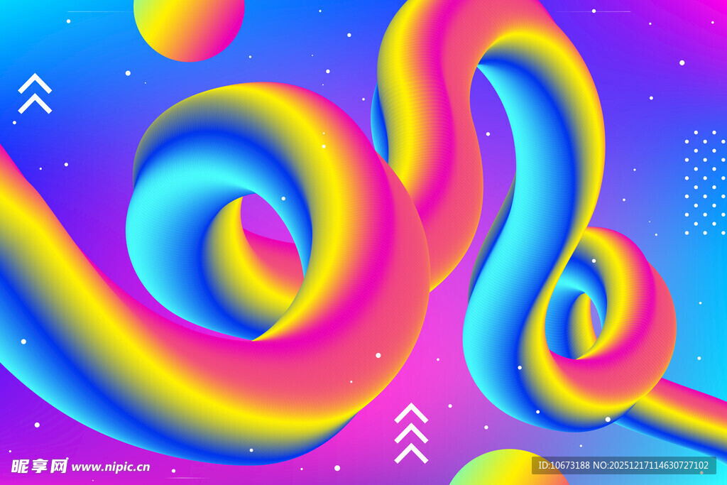 炫彩流体艺术图案