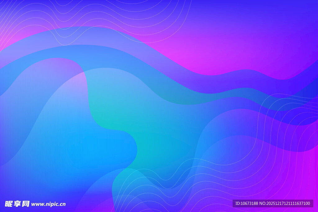 梦幻渐变流体背景图案