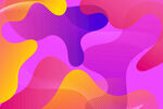 多彩流体渐变抽象背景图
