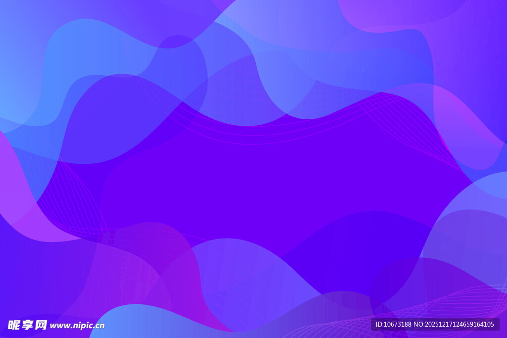 梦幻渐变蓝紫色抽象背景图