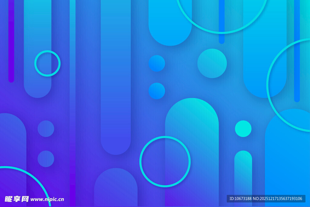 渐变几何图案背景