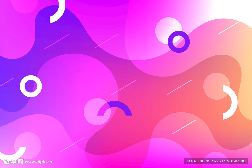 梦幻渐变流体抽象背景图