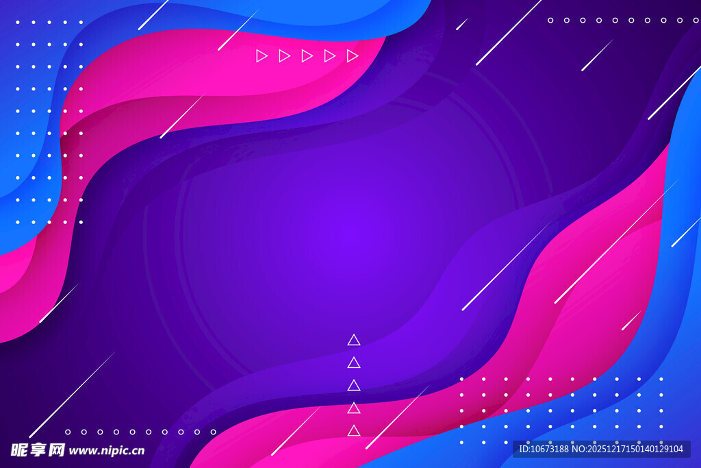 炫彩渐变流体背景图案