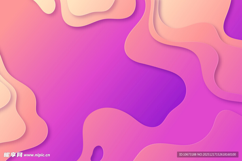 梦幻渐变流体抽象背景图