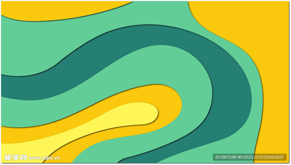 抽象多彩波浪图案背景