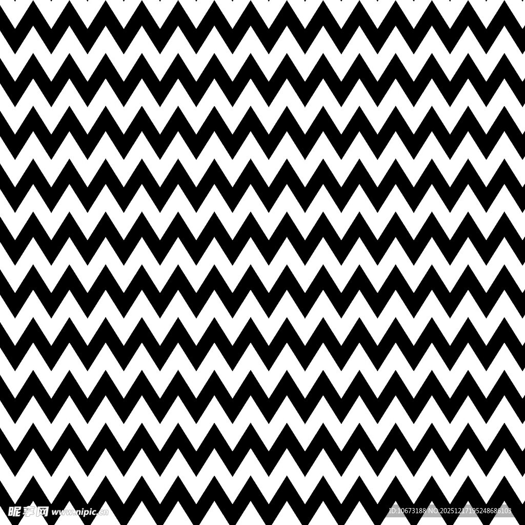 黑白锯齿形几何图案背景
