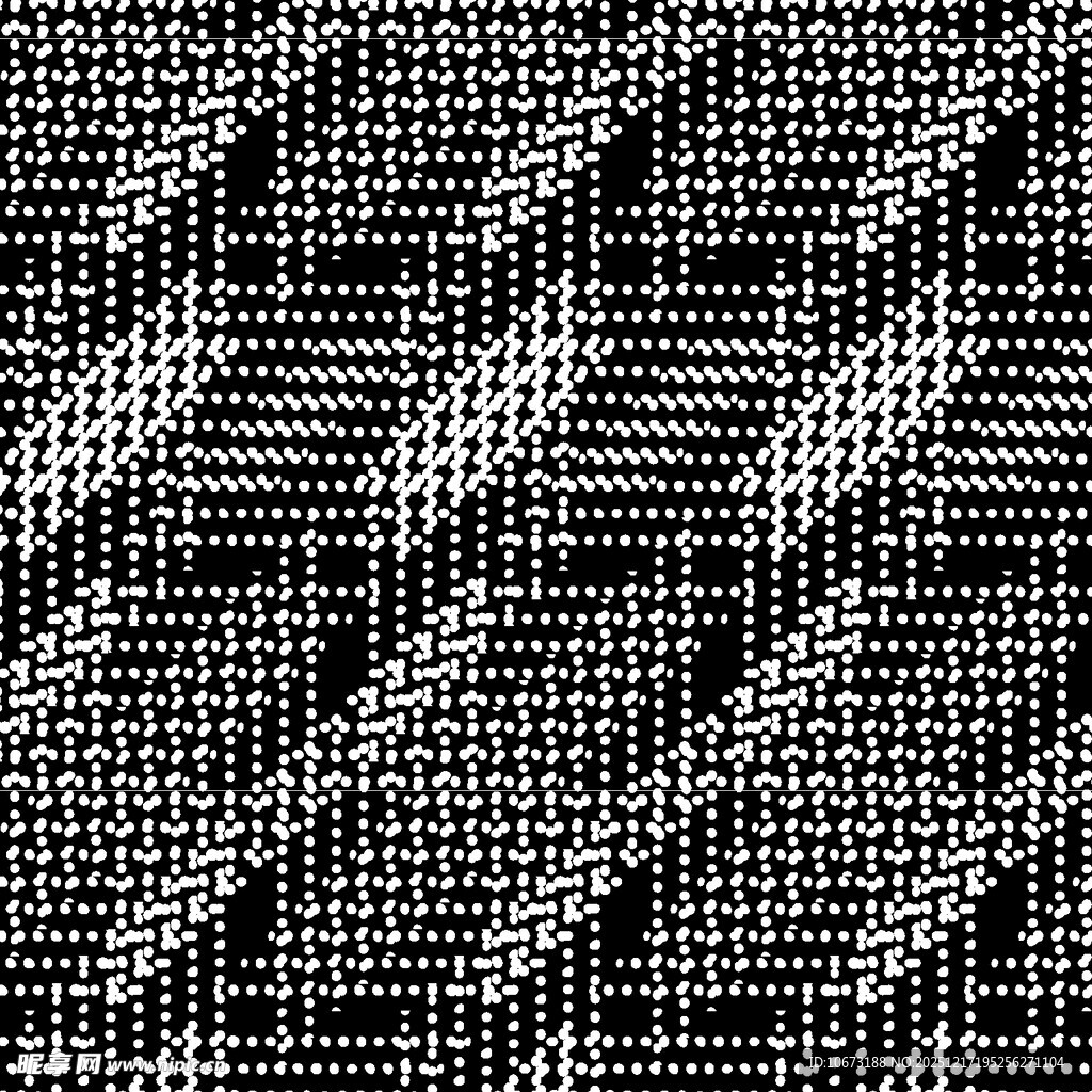 黑白格纹织物纹理图案