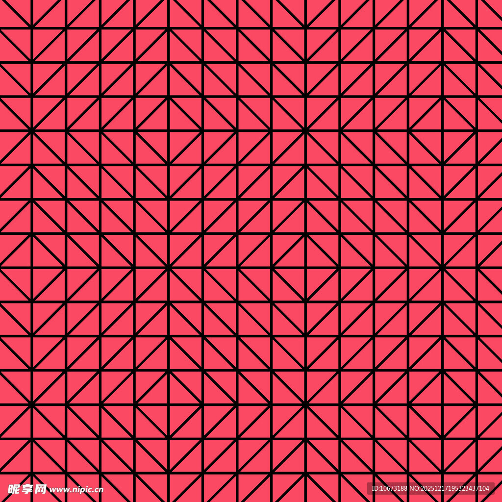 红色几何图案背景纹理