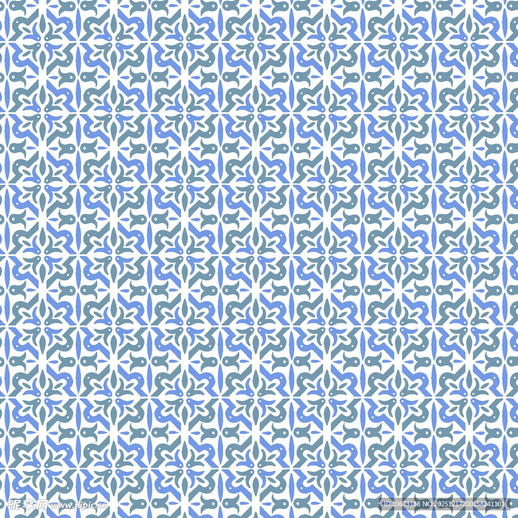蓝白几何图案背景纹理