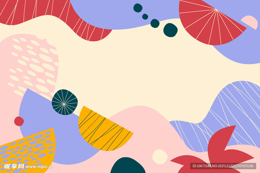 多彩抽象几何图案背景