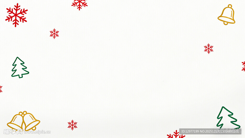 圣诞装饰元素图案背景