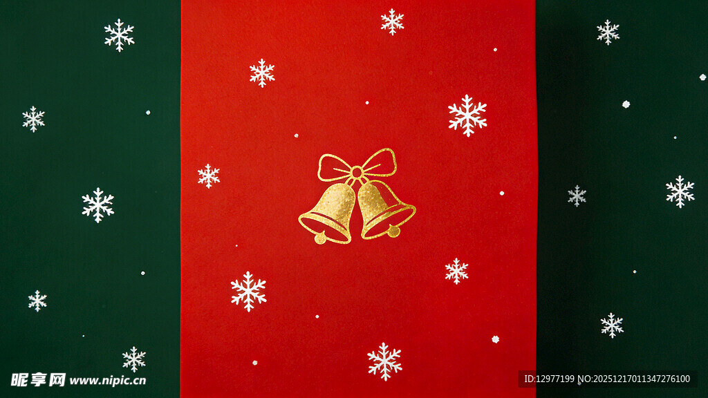 圣诞主题三色背景图案