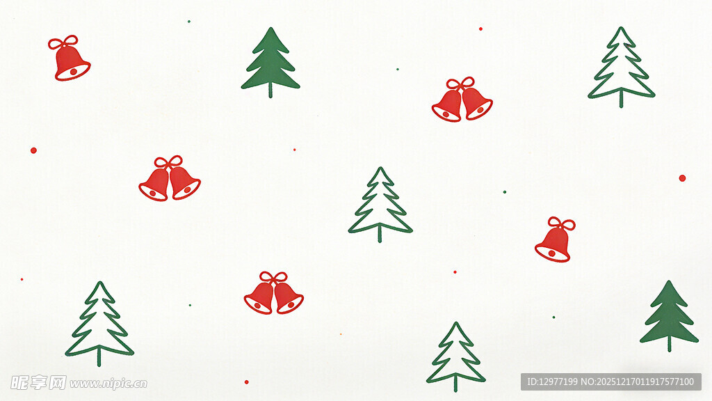 圣诞元素图案背景图