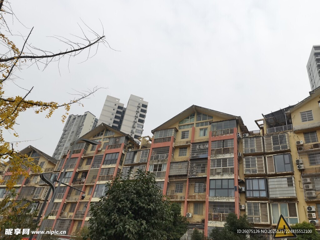 多层住宅建筑外观景观
