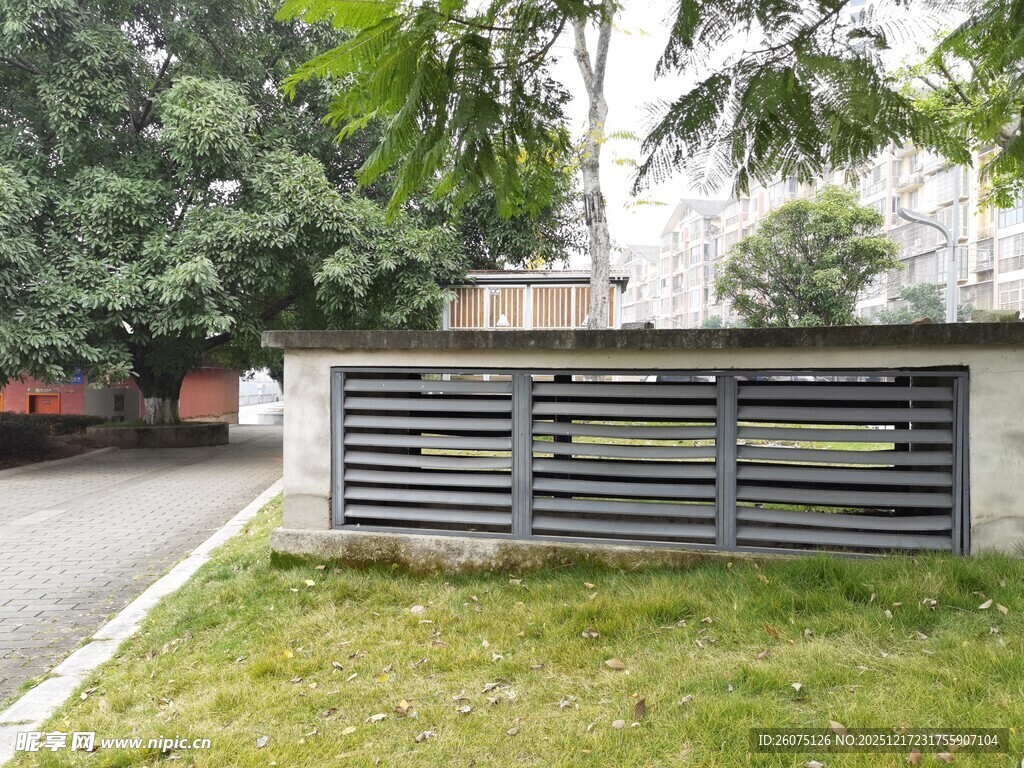 户外金属格栅景观设施