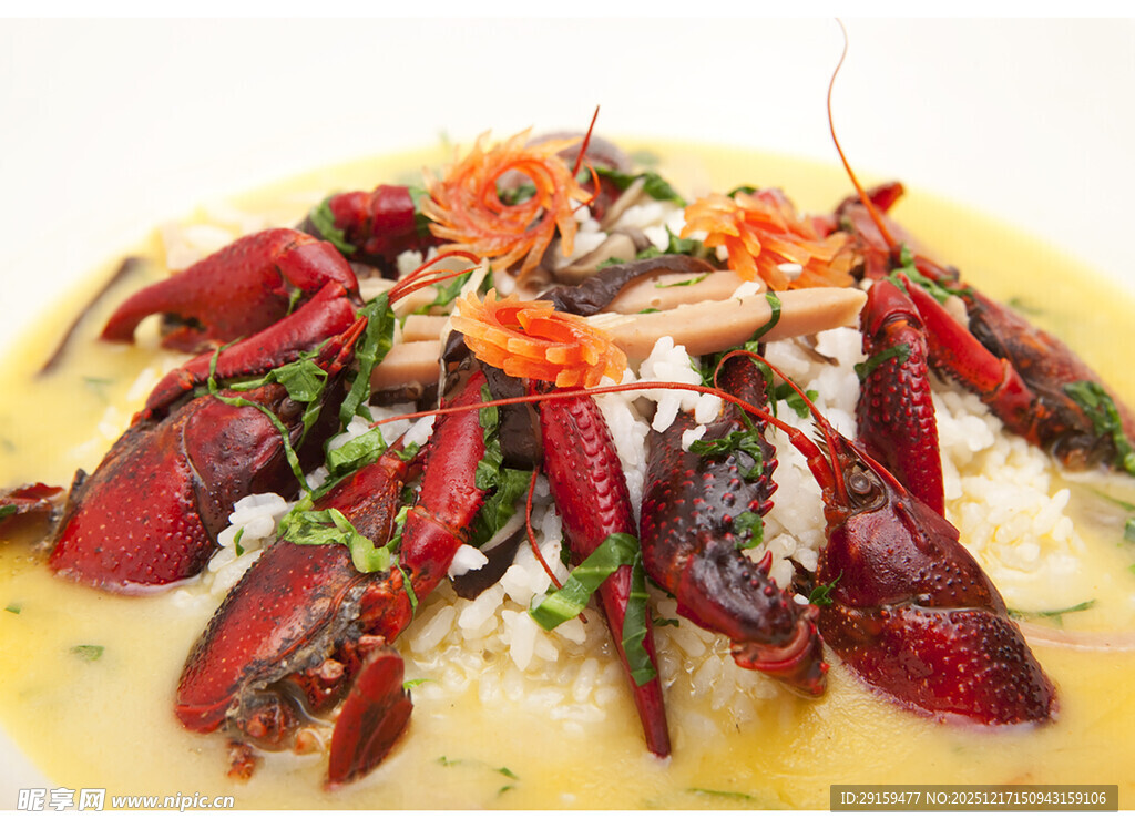 美味小龙虾盖饭