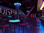 炫酷酒吧室内场景