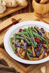 素炒豆角茄子