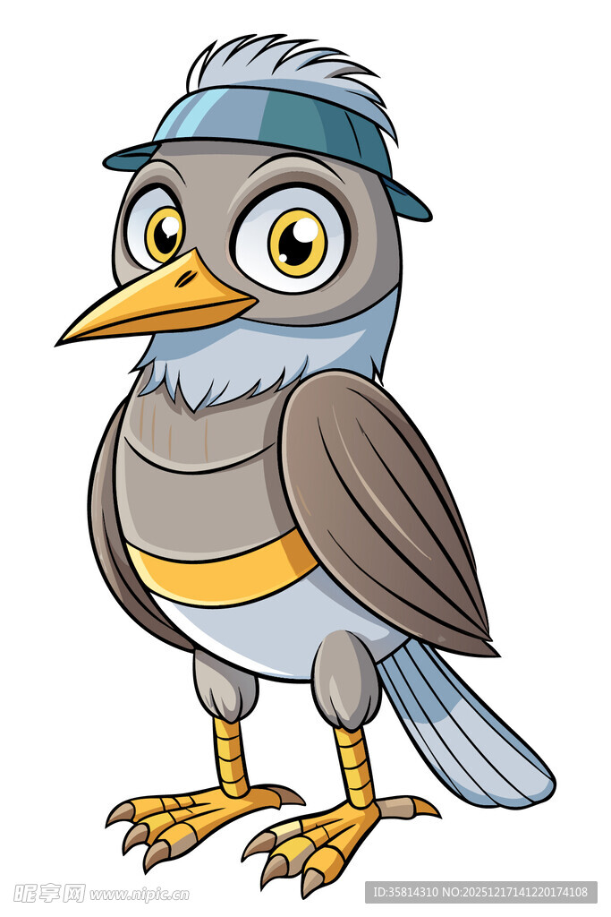 卡通小鸟形象