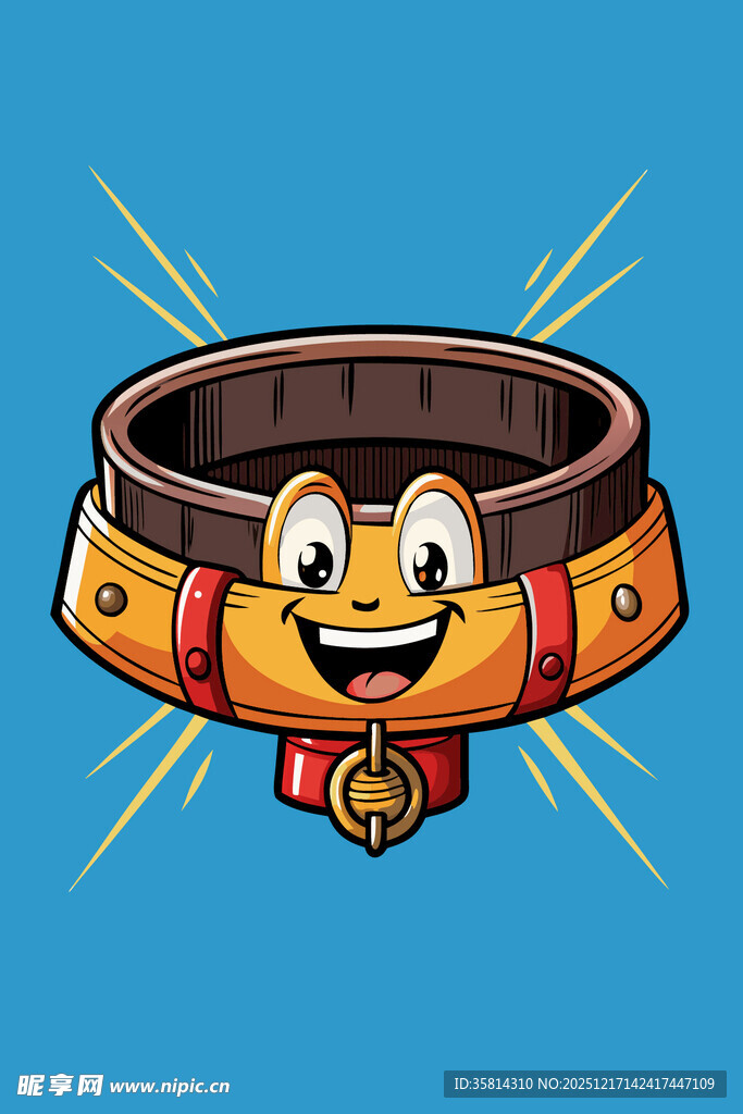 可爱卡通宠物项圈