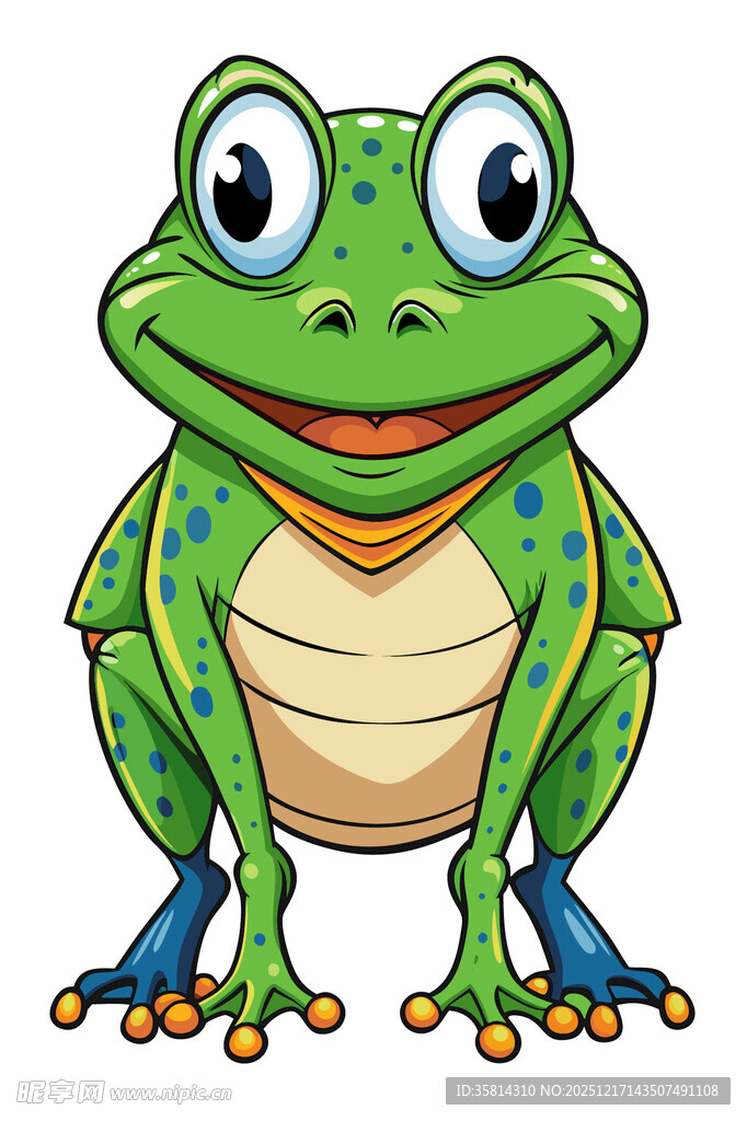 可爱青蛙卡通形象