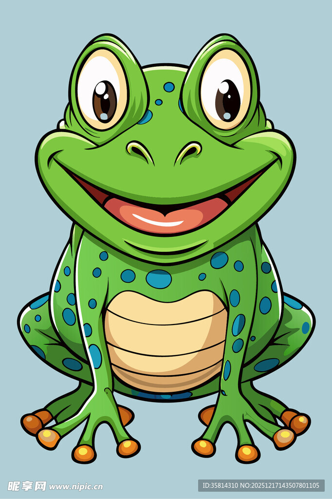 可爱青蛙卡通形象