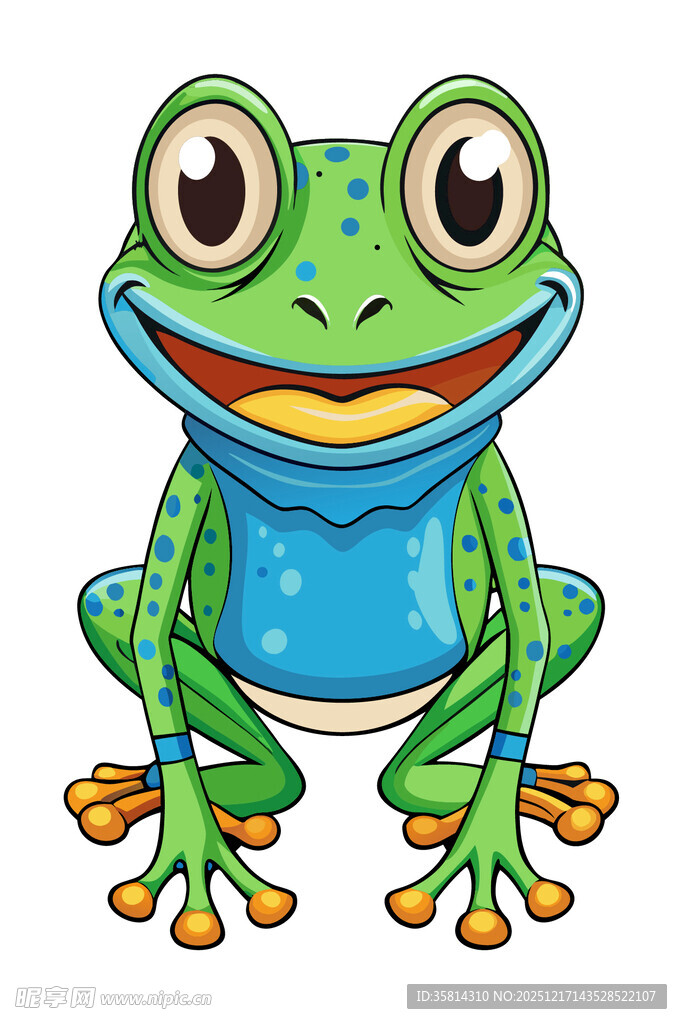可爱青蛙卡通形象