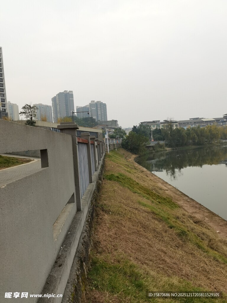 城市河畔景观