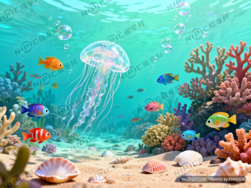 海底世界 画面清新、颜色清新