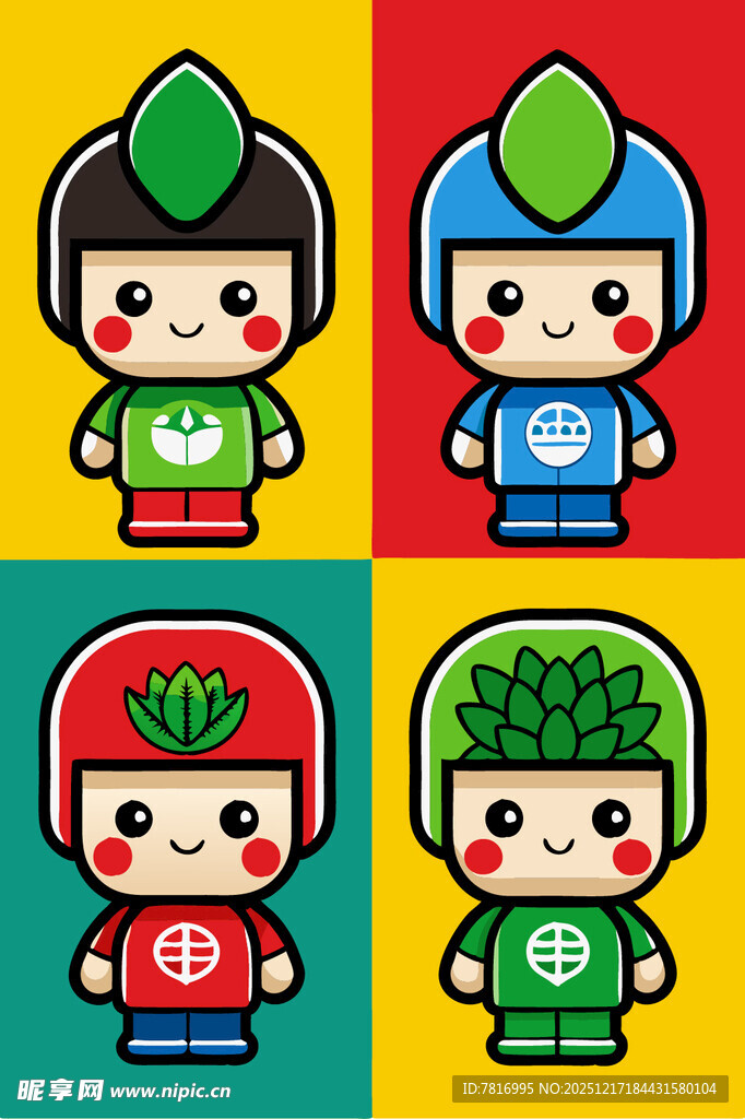 多彩卡通形象设计