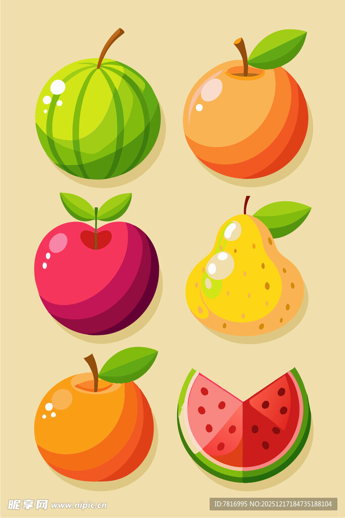 多彩新鲜水果组合