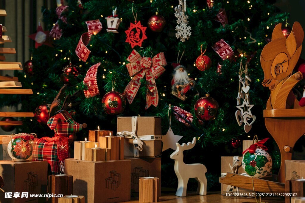 温馨圣诞场景布置