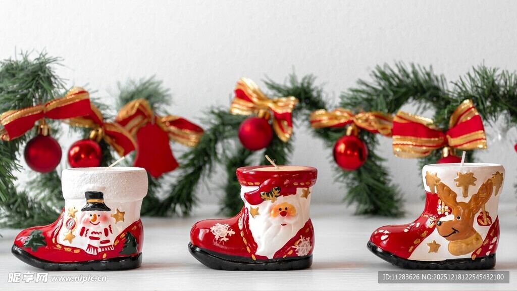 圣诞装饰小靴子