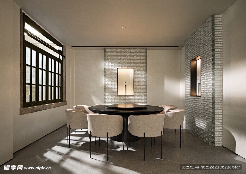 现代简约风餐厅室内场景