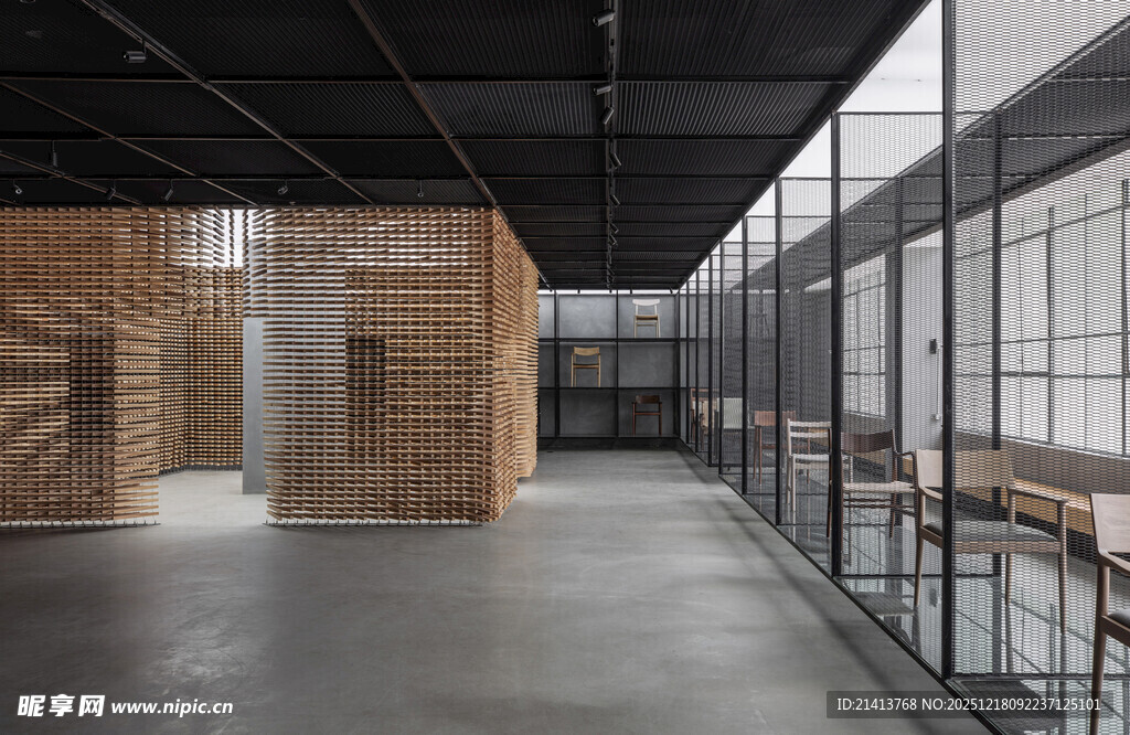 现代工业风室内空间展示