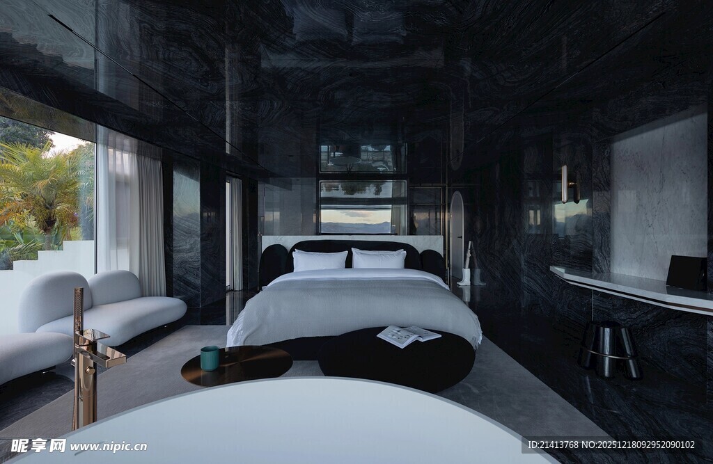 现代简约风格卧室空间