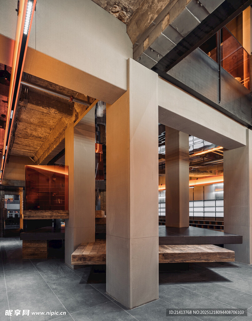 工业风室内空间设计场景