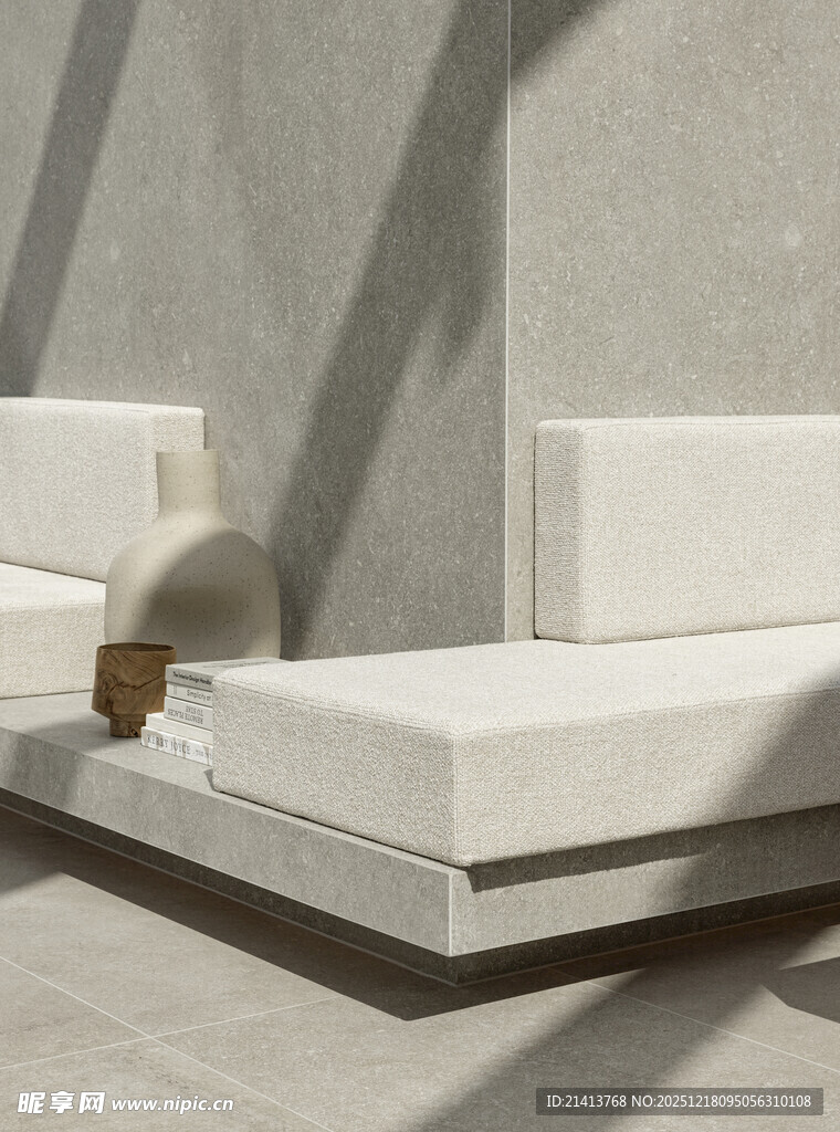 现代简约风格白色沙发